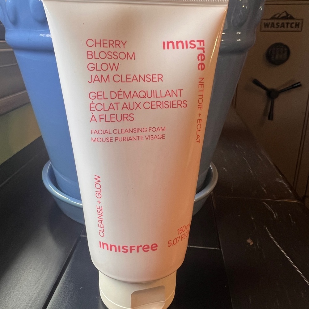 Cherry Blossom Glow Jam Cleanser - Pink Facial Cleansing Foam, Brand New